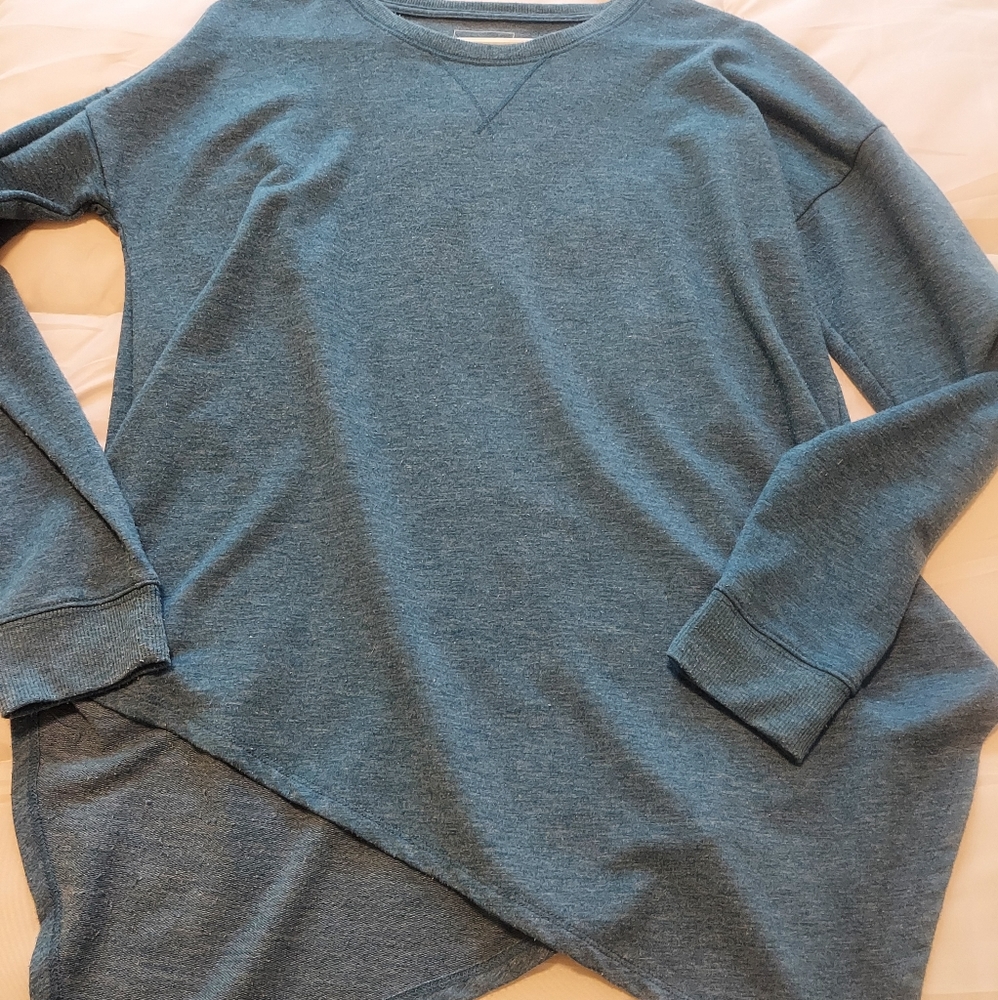 Sonoma medium blue uneven sweater